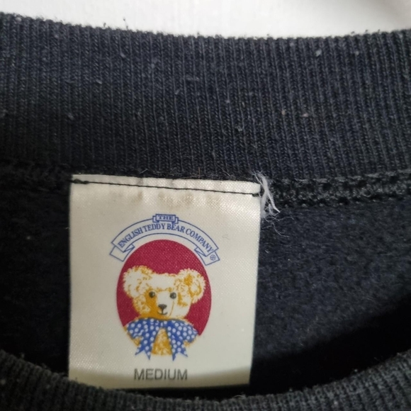 Vtg teddy bear sweater with design on front and back.Size medium - Picture 3 of 4